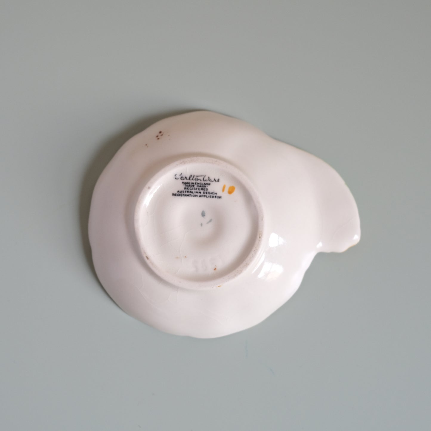 Vintage Carlton Ware Yellow Buttercup Jam Dish