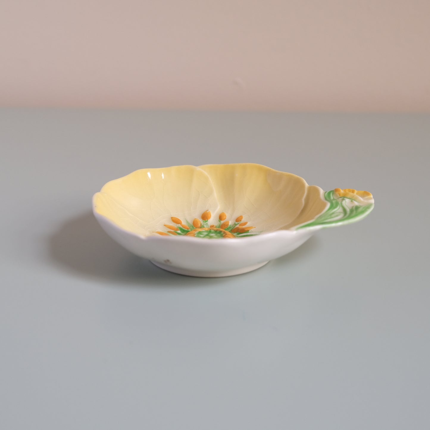 Vintage Carlton Ware Yellow Buttercup Jam Dish