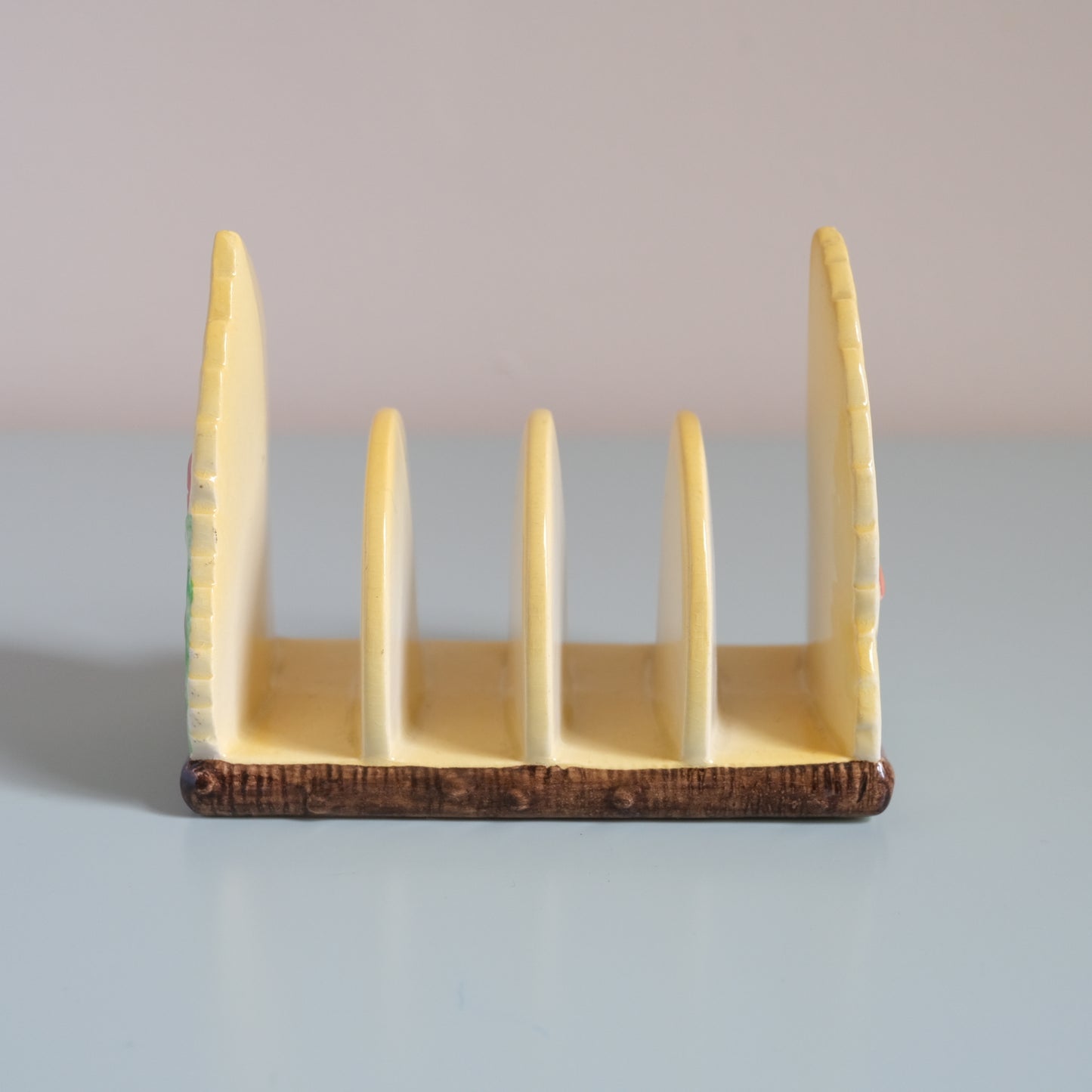 Vintage Carlton Ware Apple Blossom Toast Rack -Yellow-