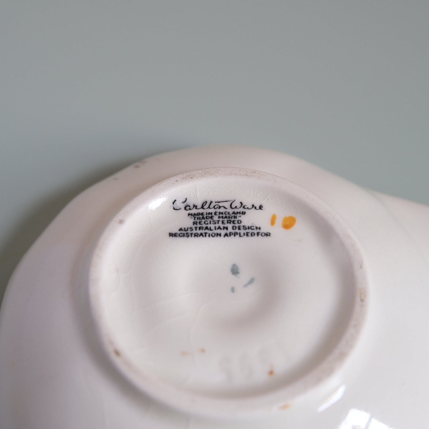 Vintage Carlton Ware Yellow Buttercup Jam Dish