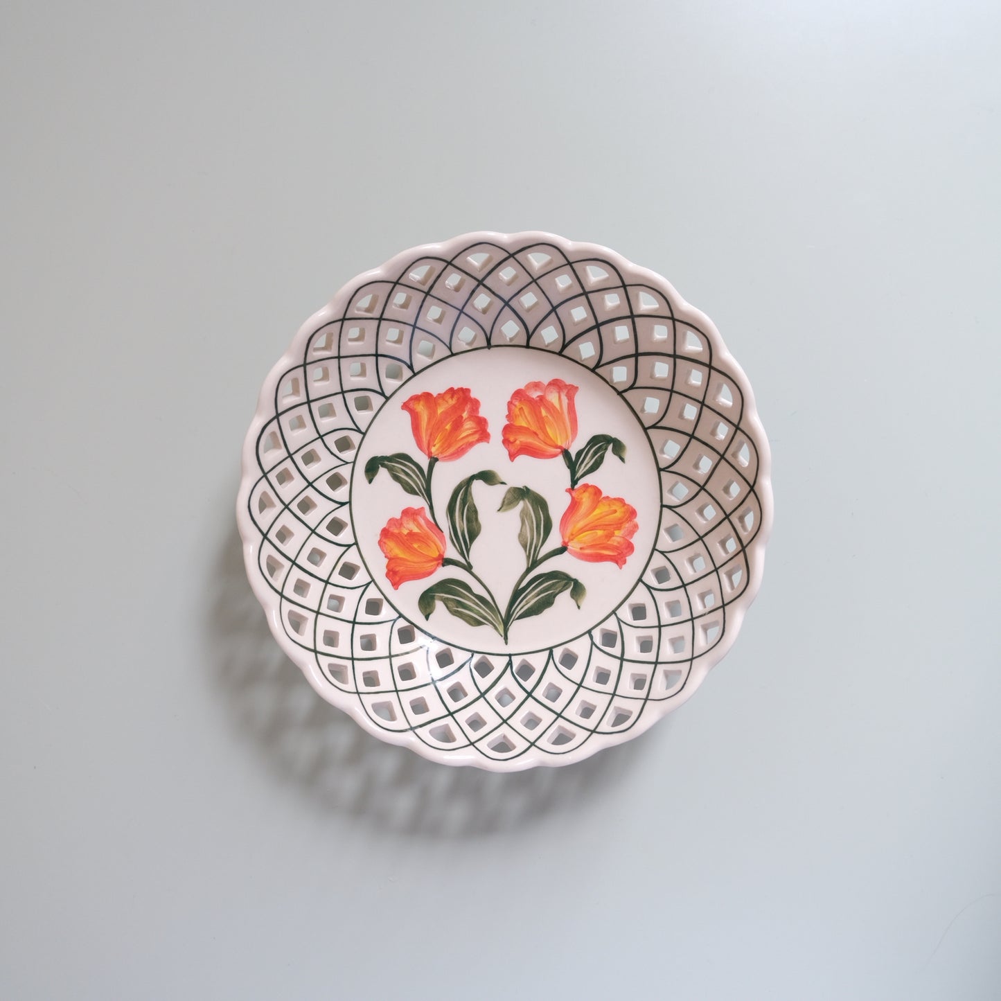 Vintage Delft Hand Painted Bowl