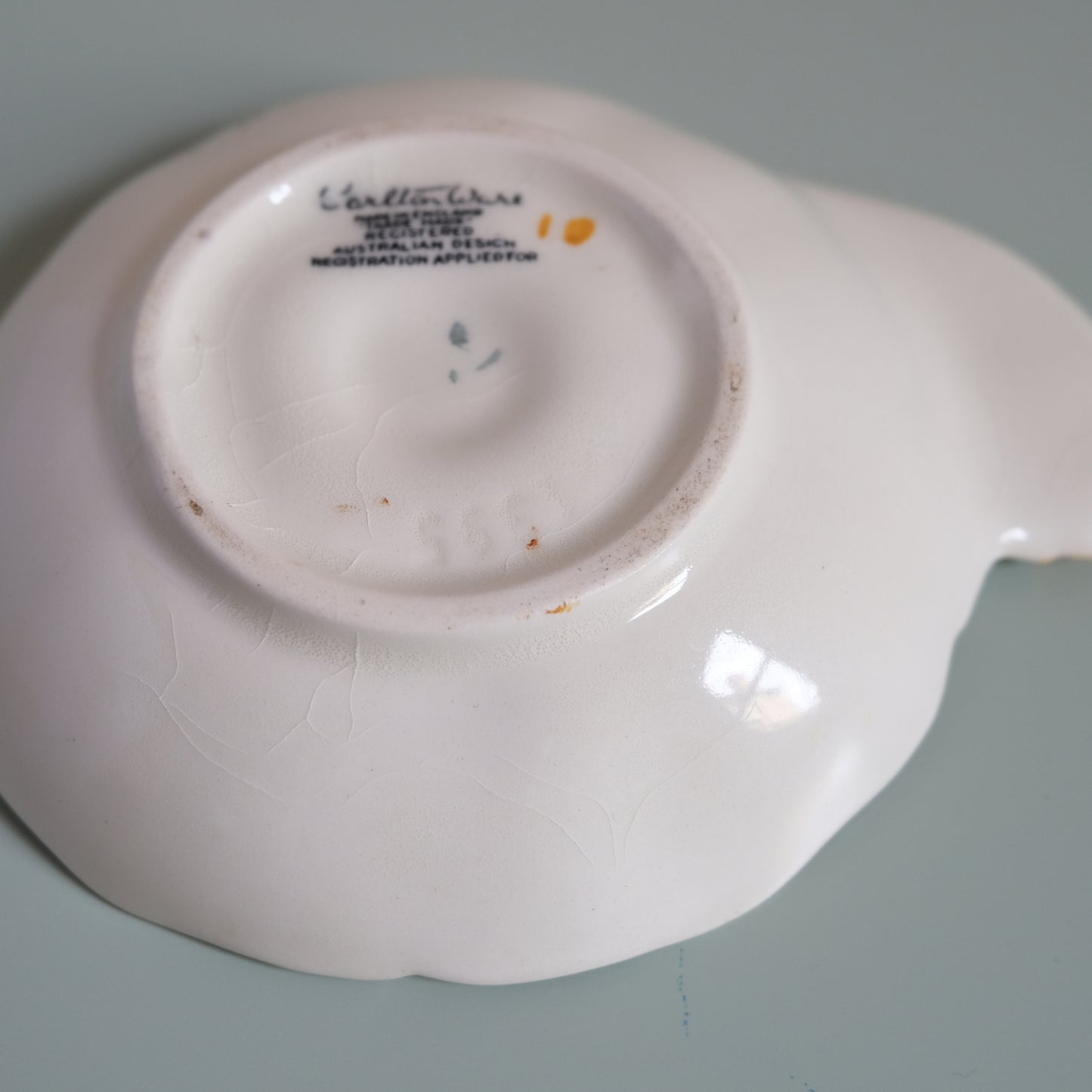 Vintage Carlton Ware Yellow Buttercup Jam Dish