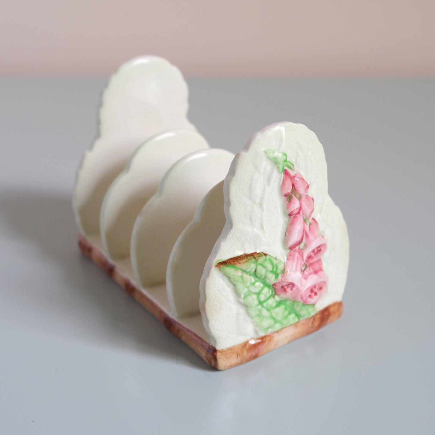 Vintage Carlton Ware Foxglove Toast Rack
