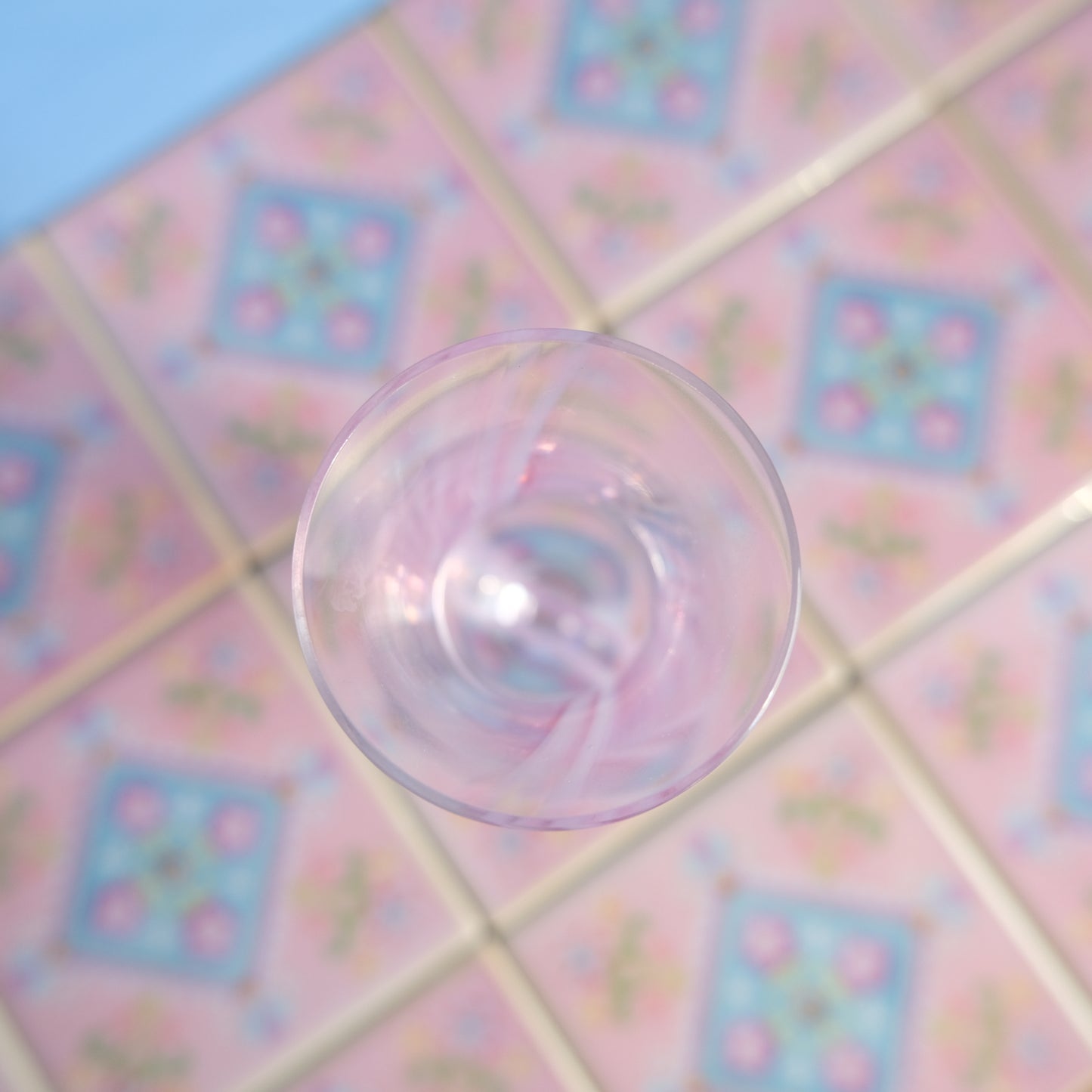 Vintage Caithness pink slim vase