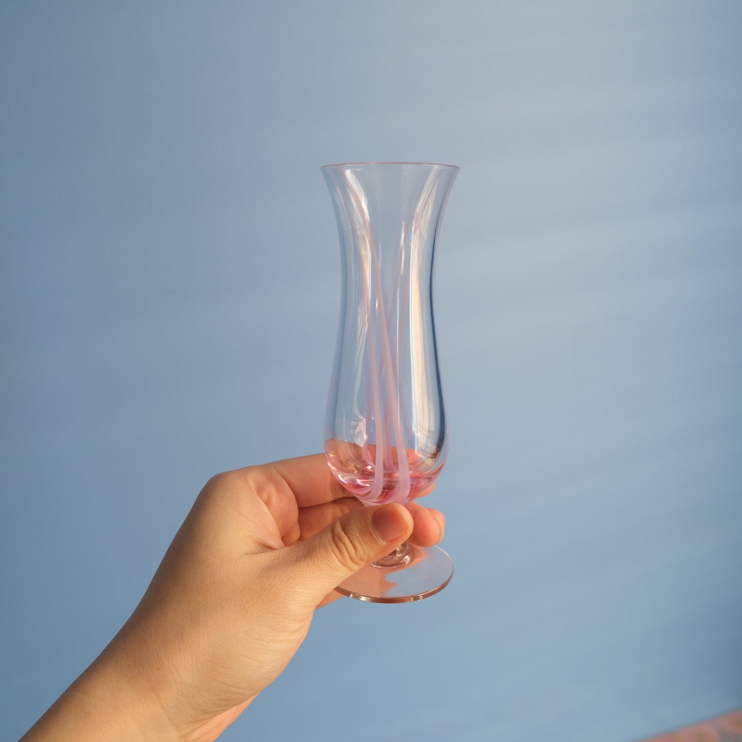 Vintage Caithness pink slim vase