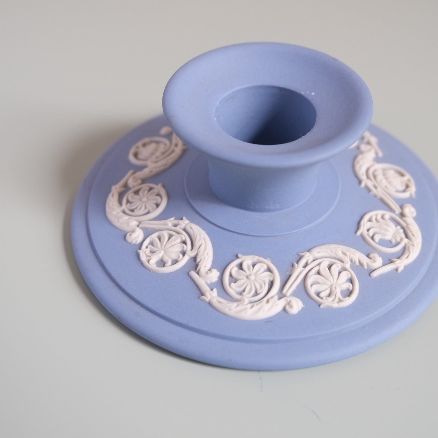 Vintage Wedgwood Jasperware Candlestick Holder