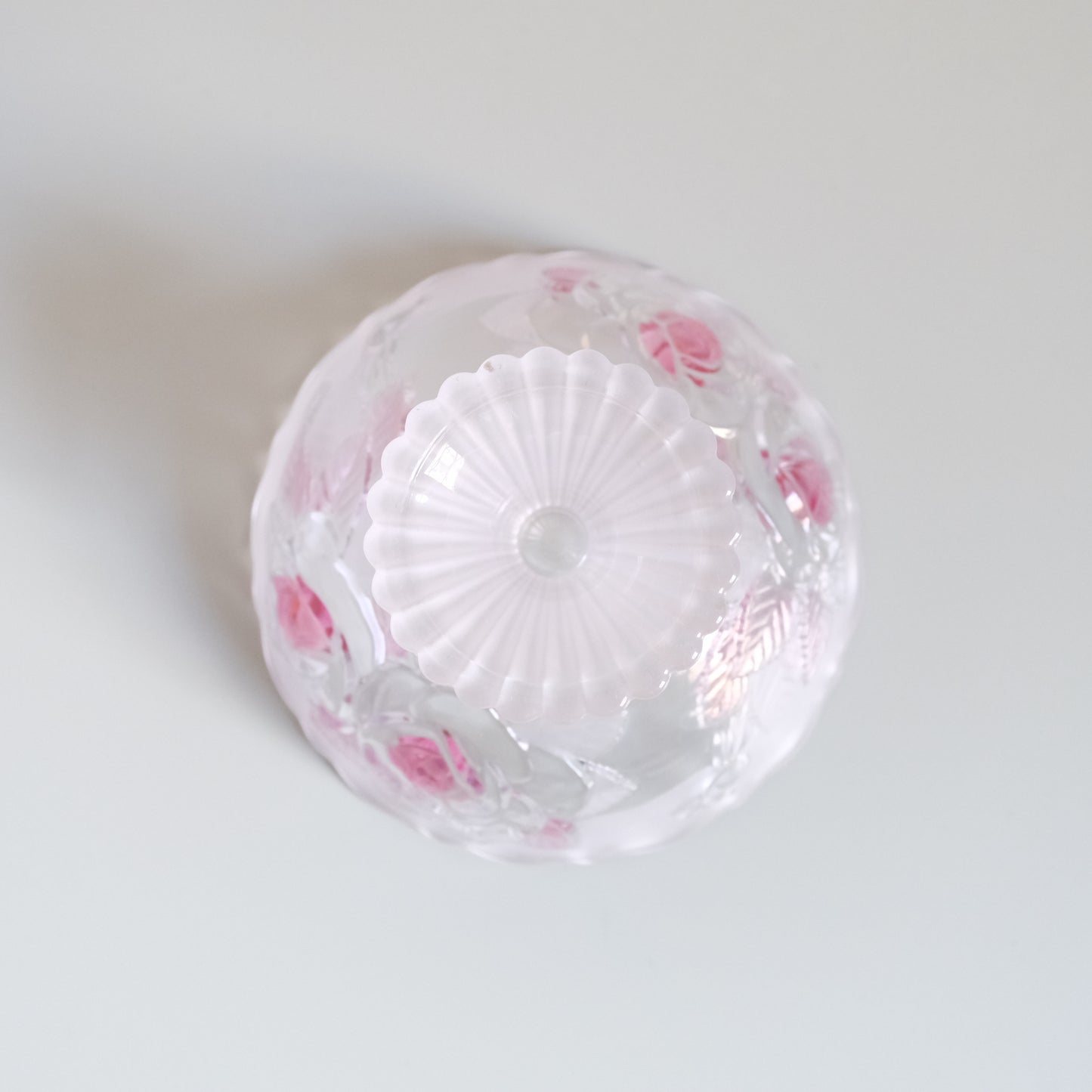 Vintage WALTHER GLAS Rose Dessert Bowl