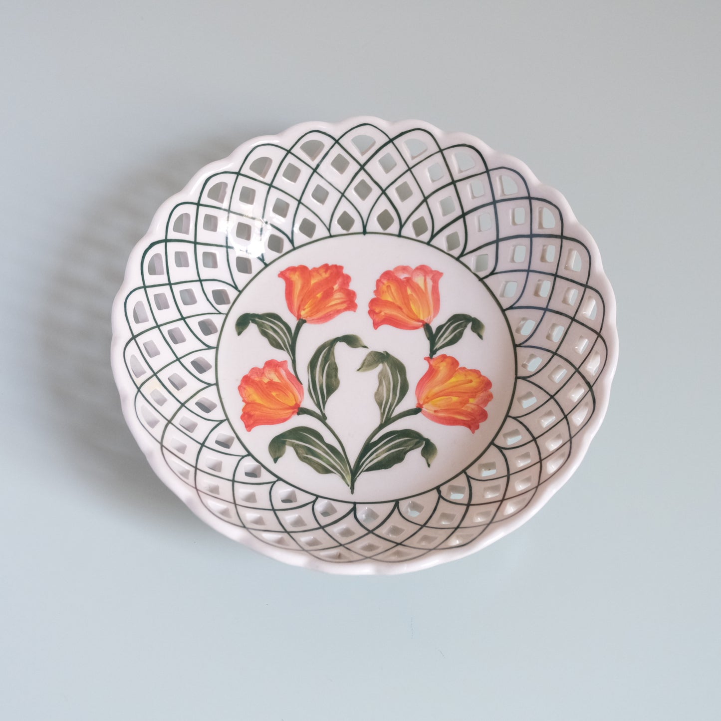 Vintage Delft Hand Painted Bowl