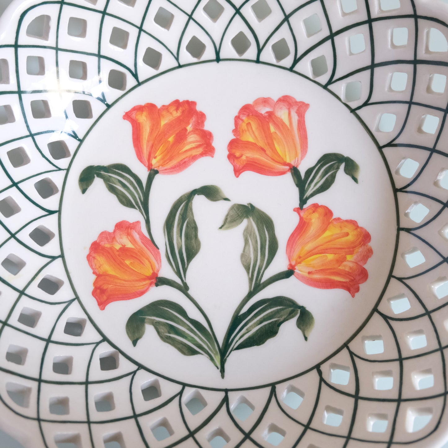 Vintage Delft Hand Painted Bowl
