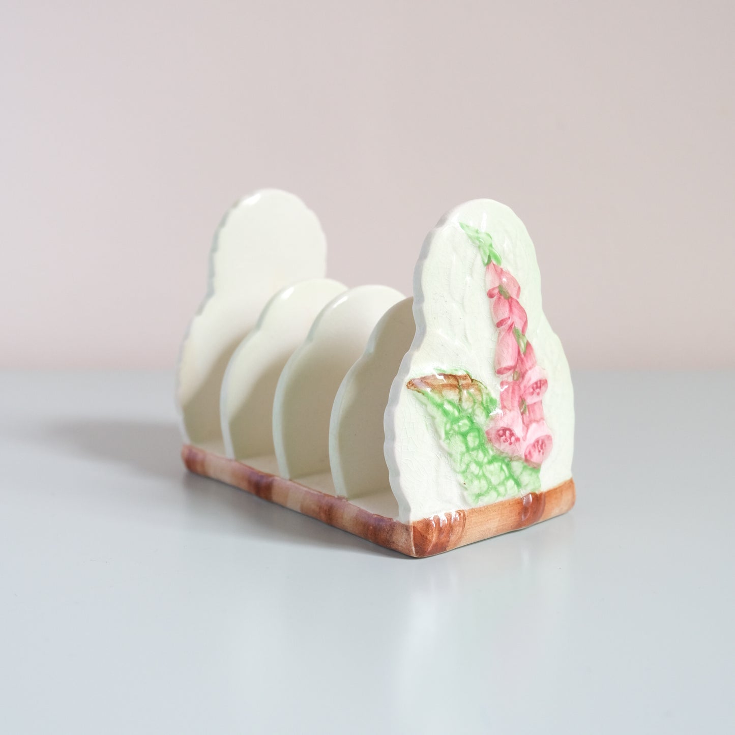 Vintage Carlton Ware Foxglove Toast Rack