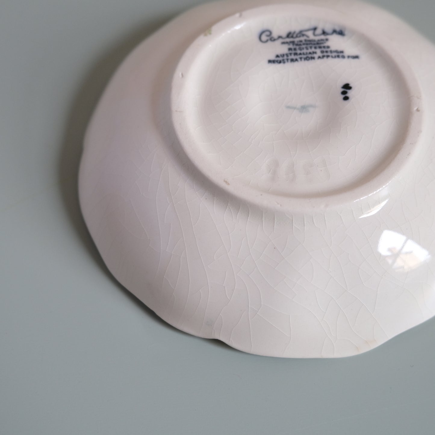 Vintage Carlton Ware Pink Buttercup Jam Dish