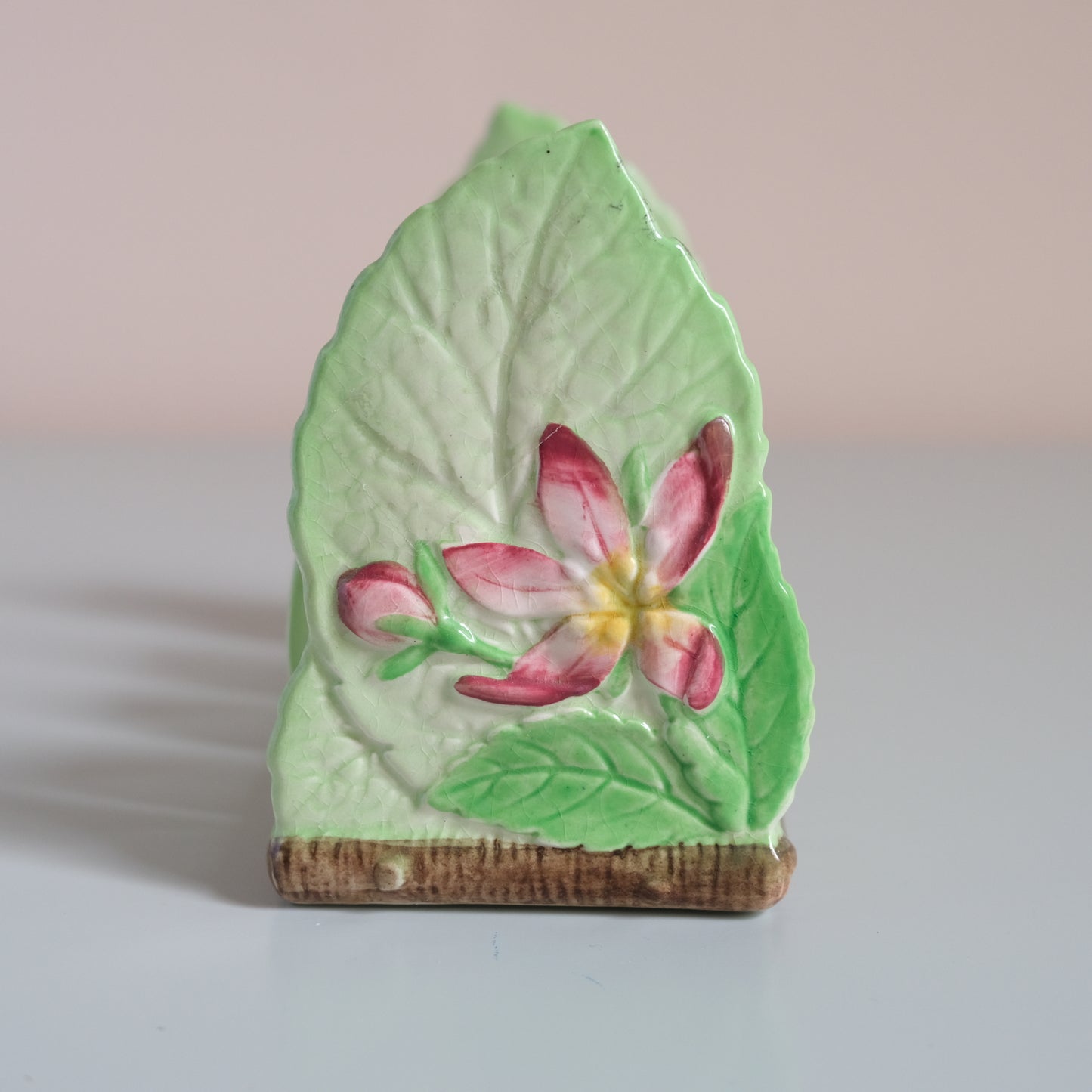 Vintage Carlton Ware Apple Blossom Toast Rack -Green-