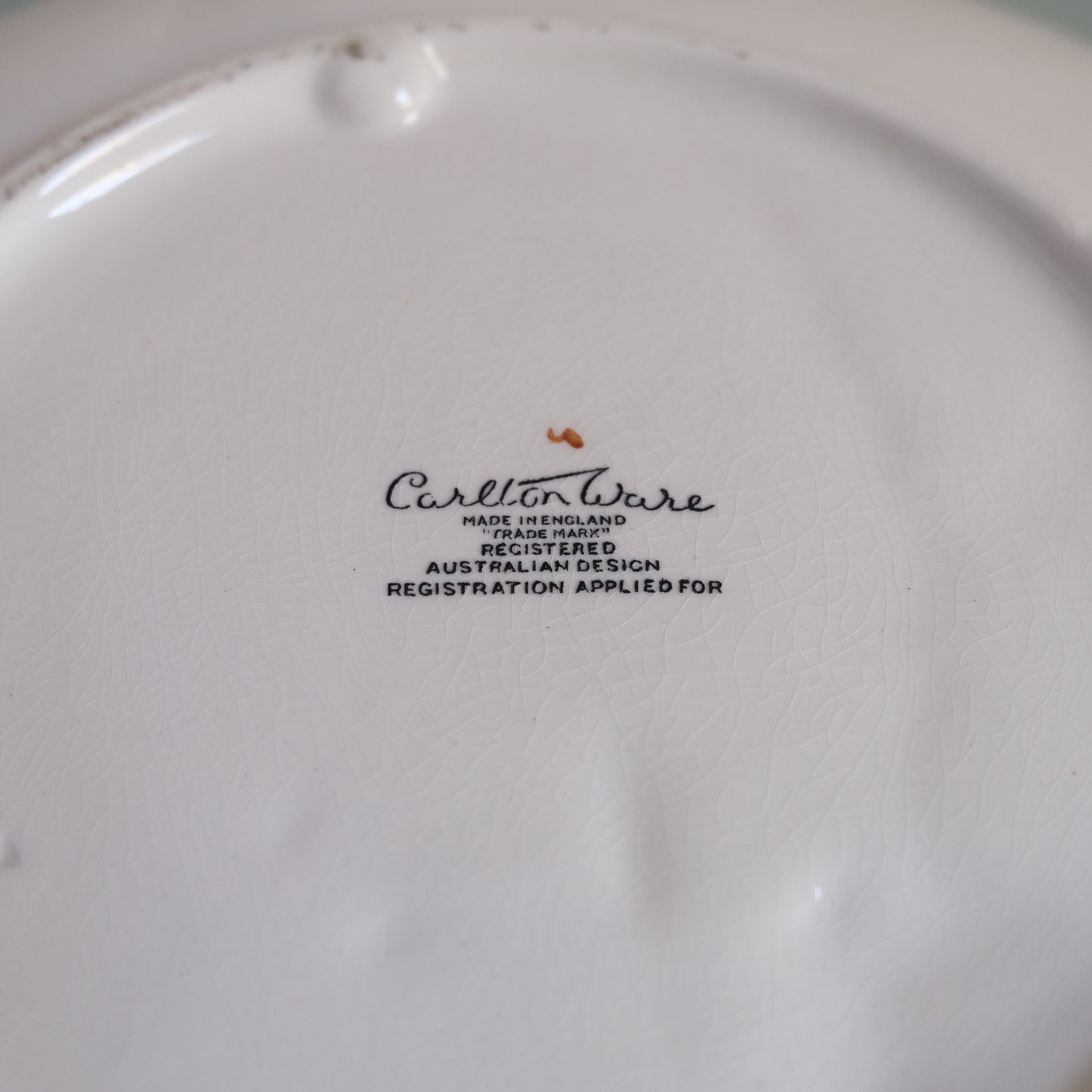 Vintage Carlton Ware Floral Leaf Plate