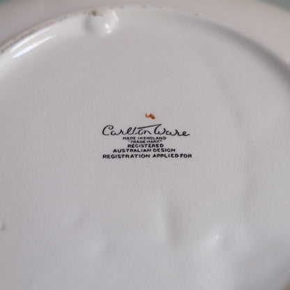 Vintage Carlton Ware Floral Leaf Plate