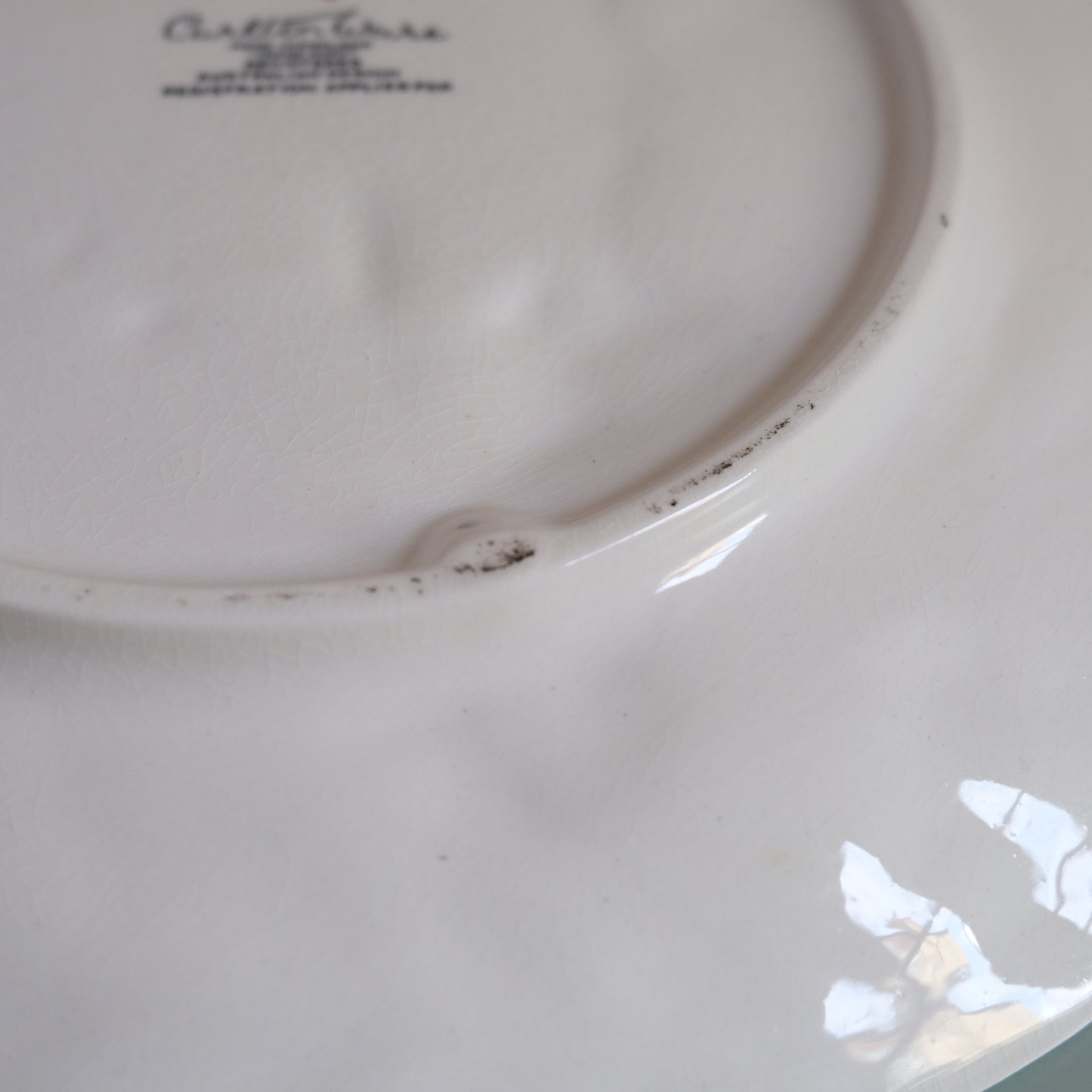 Vintage Carlton Ware Floral Leaf Plate