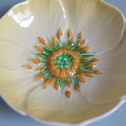 Vintage Carlton Ware Yellow Buttercup Jam Dish