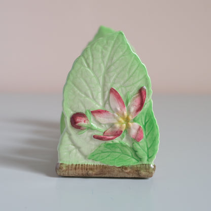 Vintage Carlton Ware Apple Blossom Toast Rack -Green-