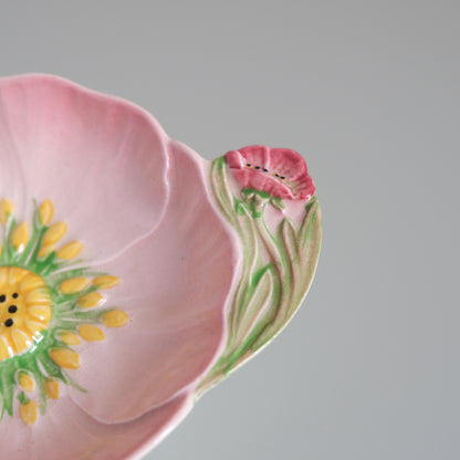Vintage Carlton Ware Pink Buttercup Jam Dish