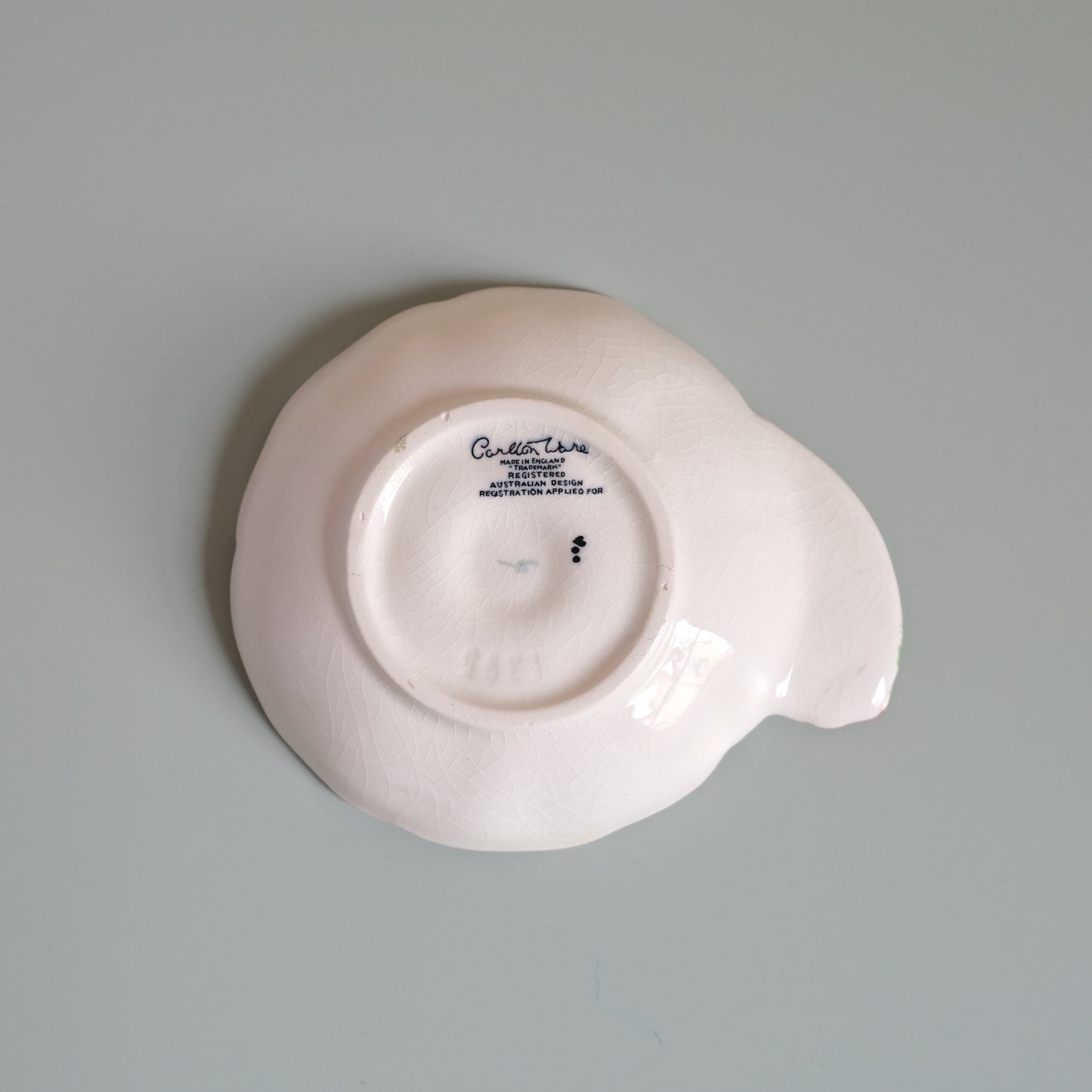 Vintage Carlton Ware Pink Buttercup Jam Dish