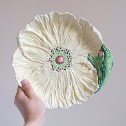 Vintage Carlton Ware Yellow Poppy Plate