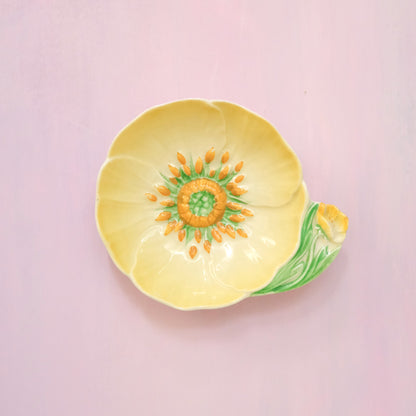 Vintage Carlton Ware Yellow Buttercup Jam Dish