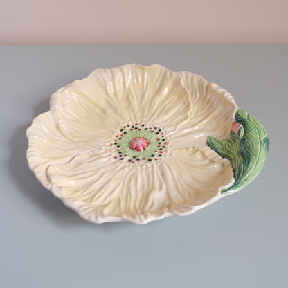 Vintage Carlton Ware Yellow Poppy Plate