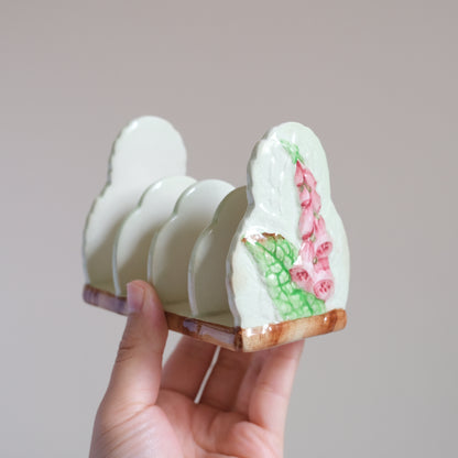 Vintage Carlton Ware Foxglove Toast Rack