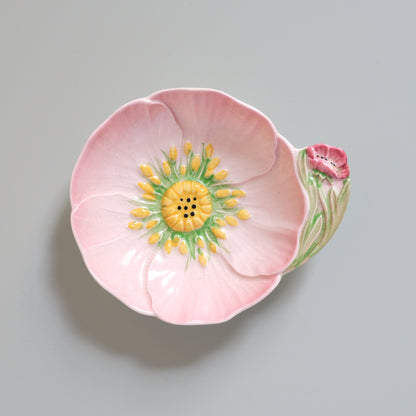 Vintage Carlton Ware Pink Buttercup Jam Dish