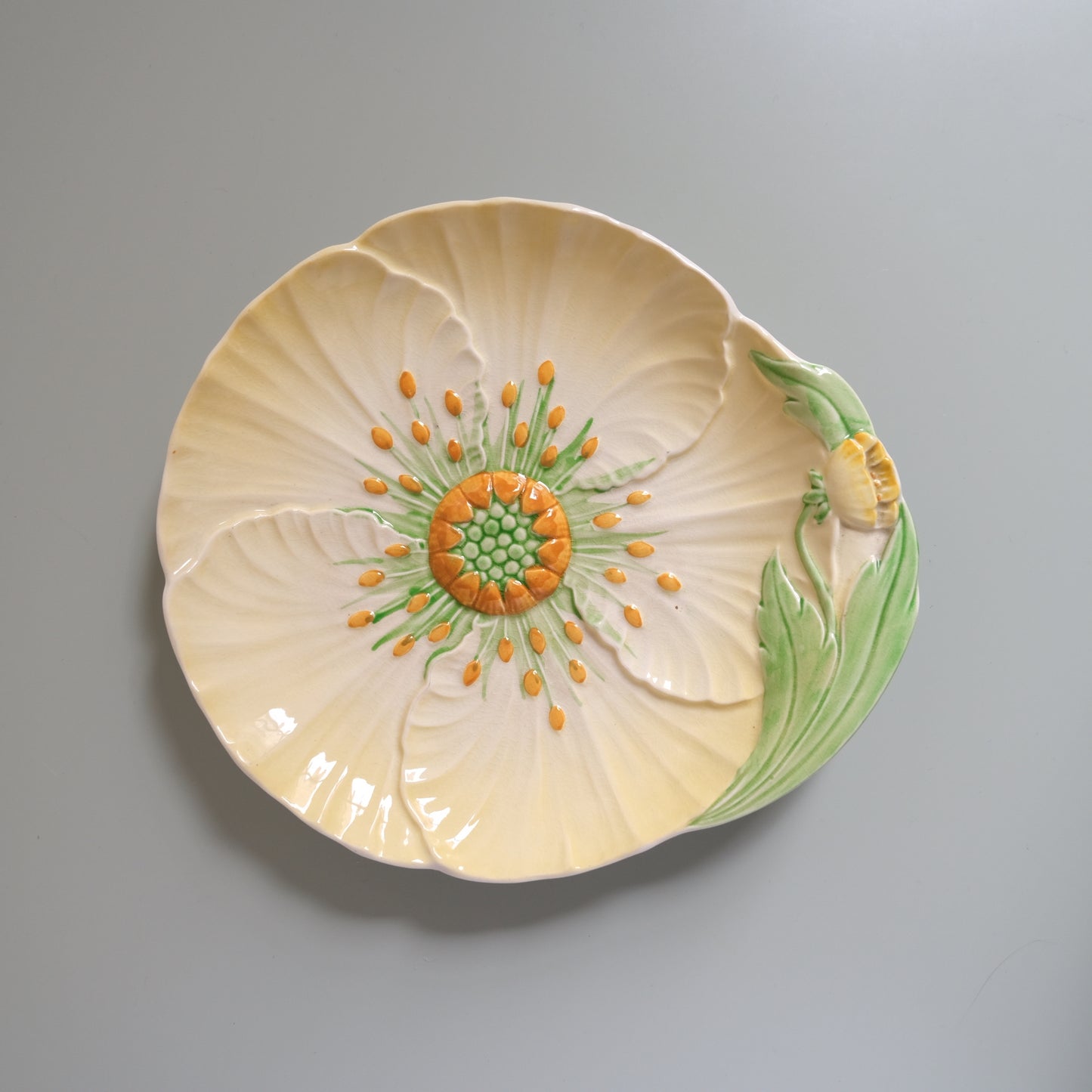 Vintage Carlton Ware Yellow Buttercup Plate