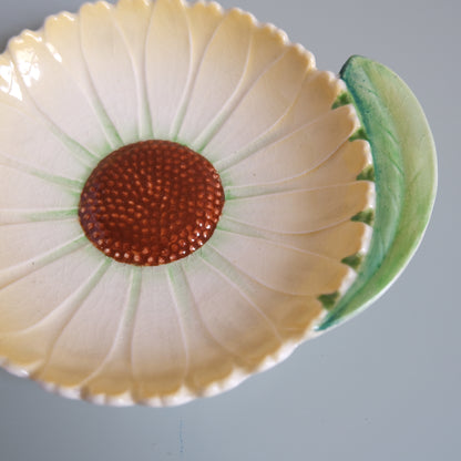 Vintage Carlton Ware Yellow Daisy Jam Dish