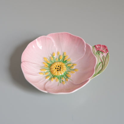 Vintage Carlton Ware Pink Buttercup Jam Dish