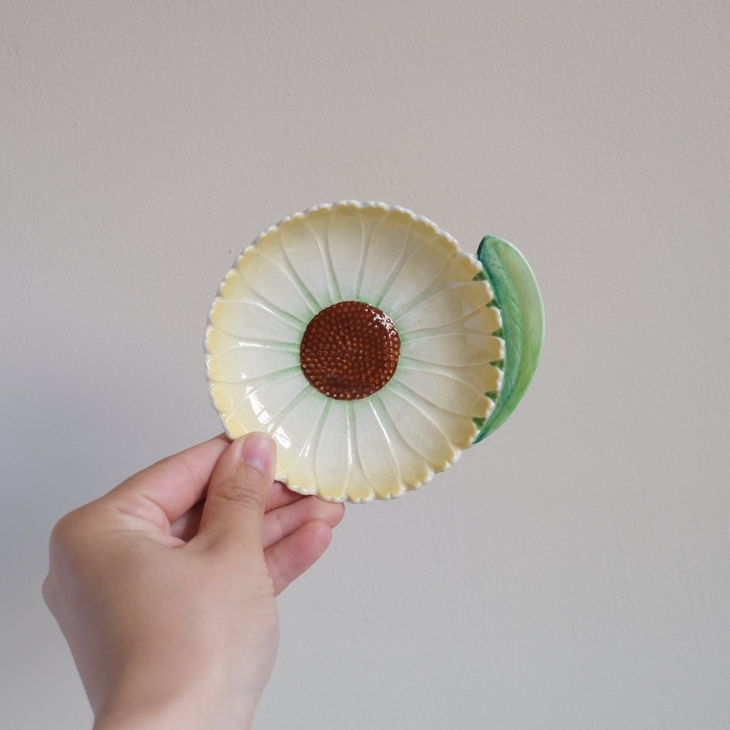 Vintage Carlton Ware Yellow Daisy Jam Dish
