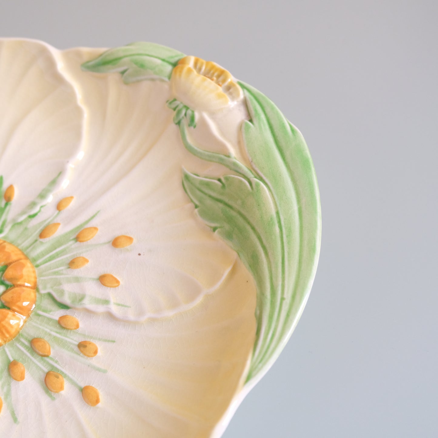 Vintage Carlton Ware Yellow Buttercup Plate