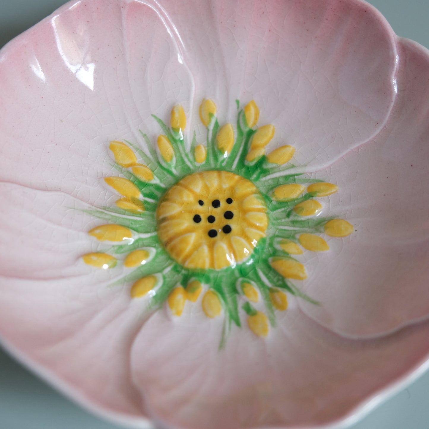 Vintage Carlton Ware Pink Buttercup Jam Dish