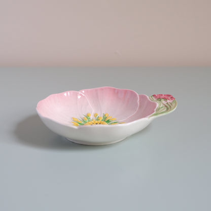 Vintage Carlton Ware Pink Buttercup Jam Dish