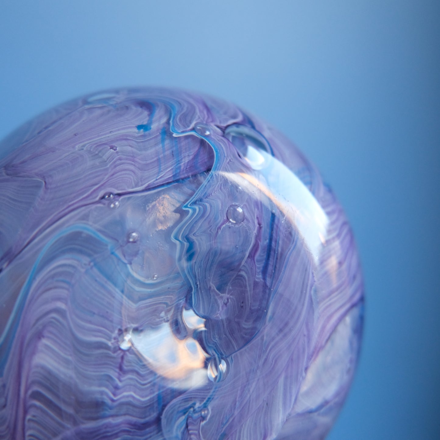 Vintage lavender marble vase