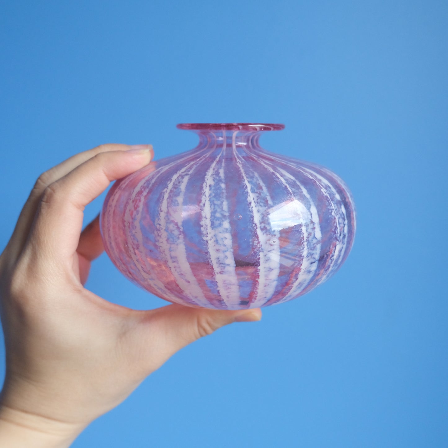 Vintage Phoenician pink vase