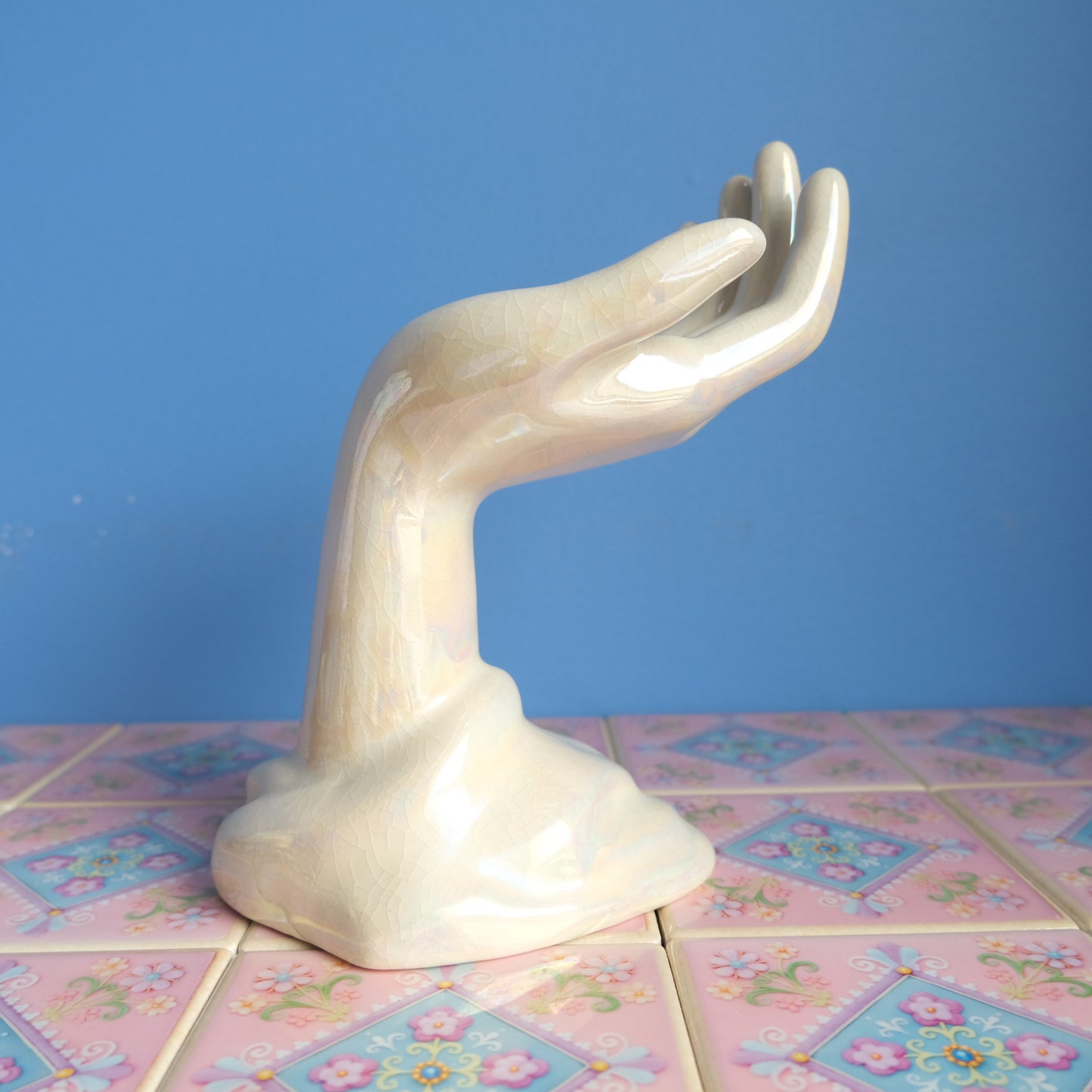 Vintage F.S. Faianta Sighisoara hand vase