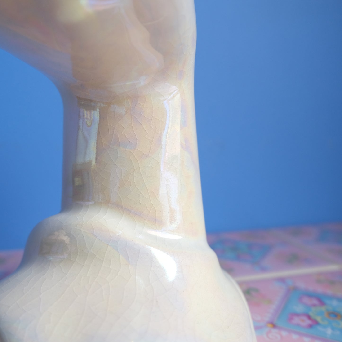 Vintage F.S. Faianta Sighisoara hand vase