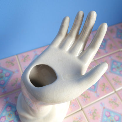 Vintage F.S. Faianta Sighisoara hand vase