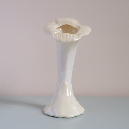 Vintage BELLEEK Jack-in-the-Pulpit Vase