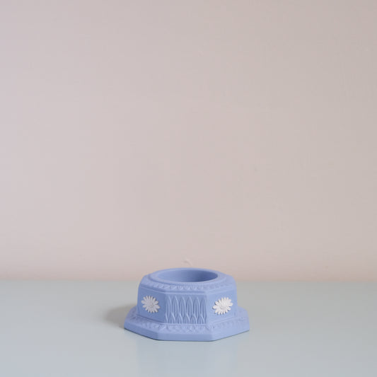 Vintage Wedgwood Jasperware Tea Light Candle Holder