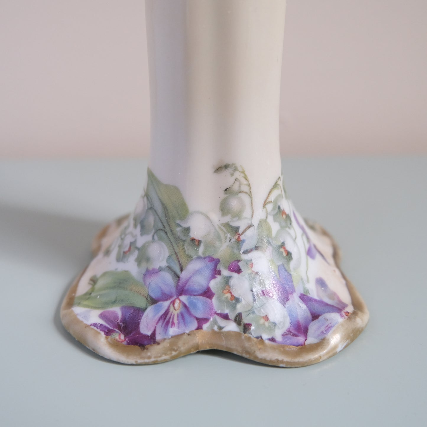 Vintage Pair Of Vioret Candle Holders