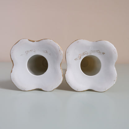 Vintage Pair Of Vioret Candle Holders