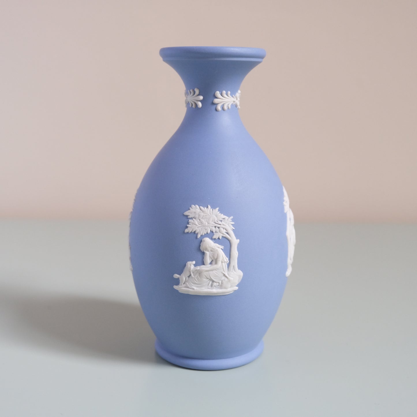 Vintage Wedgwood Jasperware Blue Posy Vase