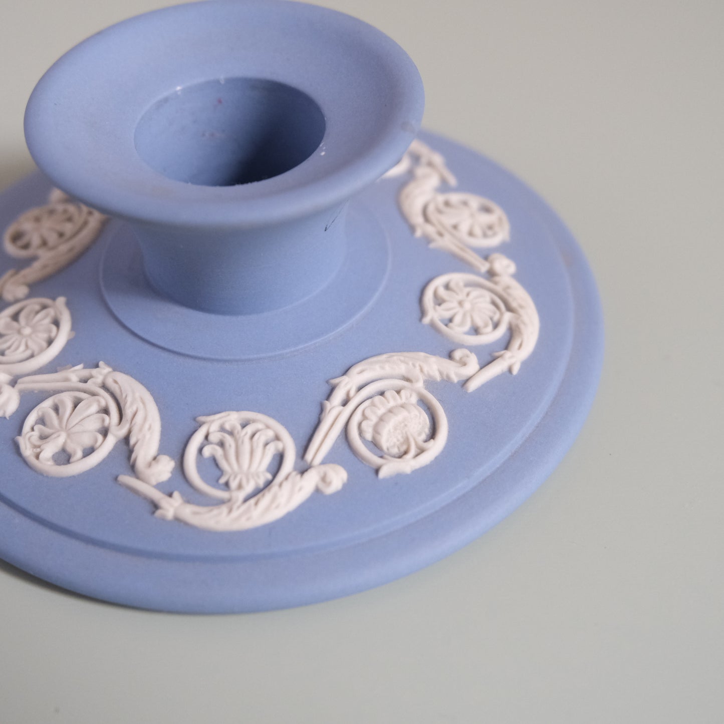 Vintage Wedgwood Jasperware Candlestick Holder