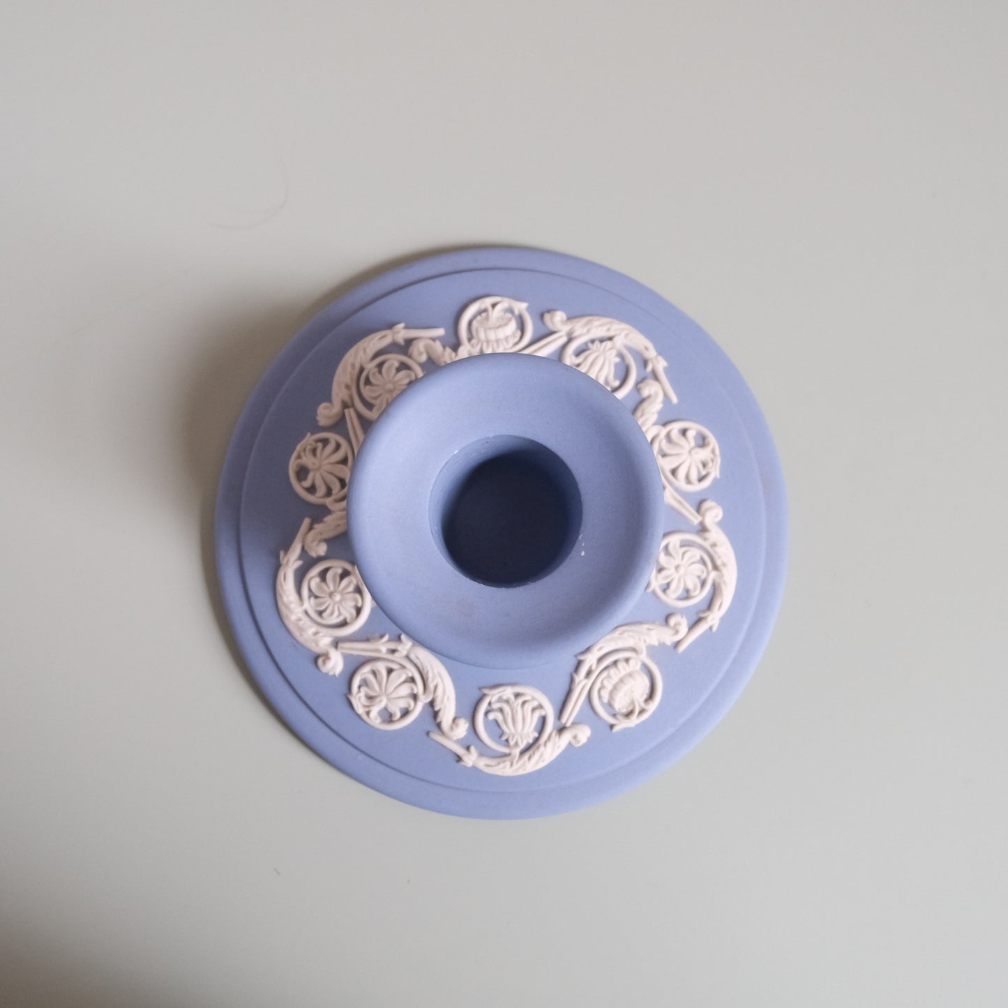 Vintage Wedgwood Jasperware Candlestick Holder