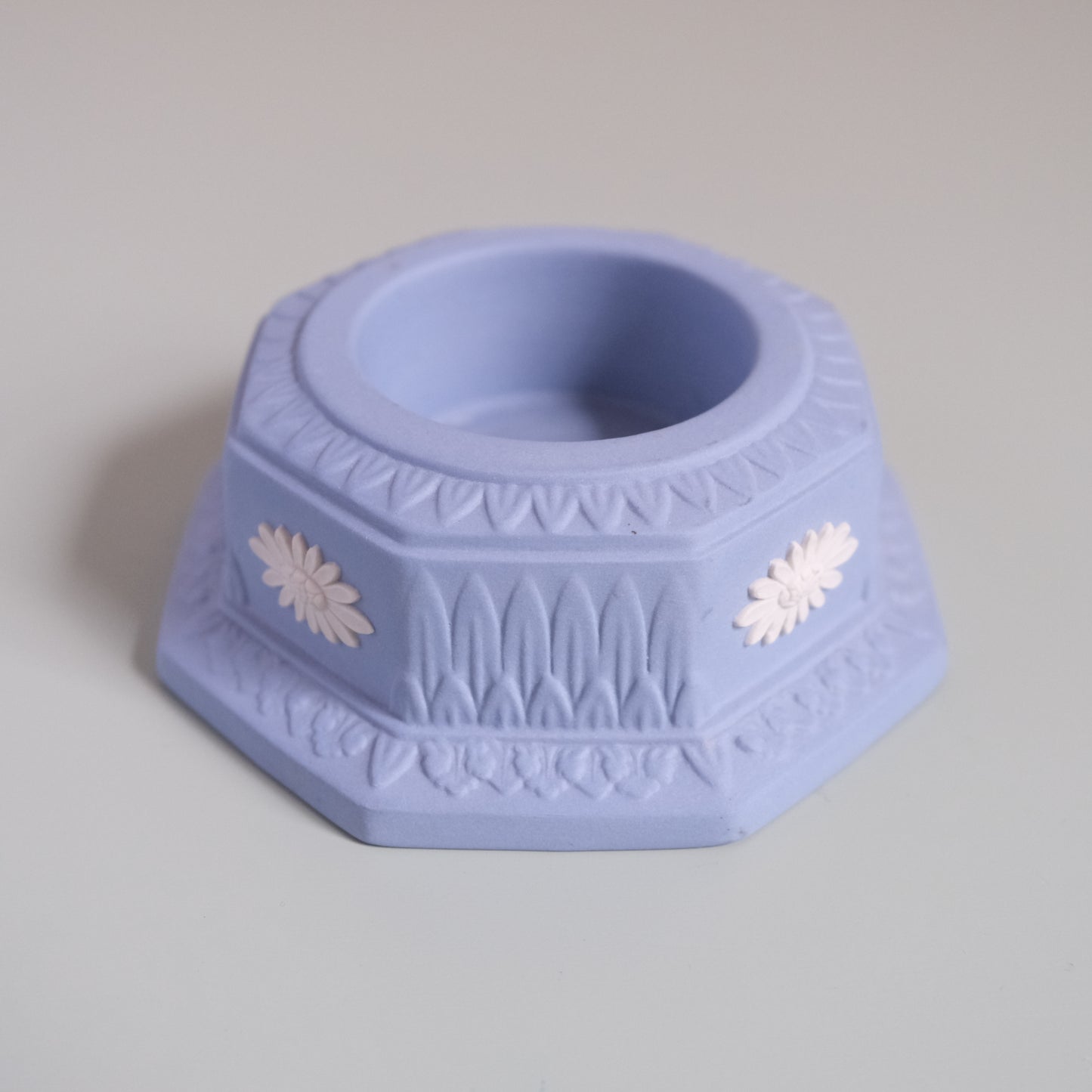 Vintage Wedgwood Jasperware Tea Light Candle Holder
