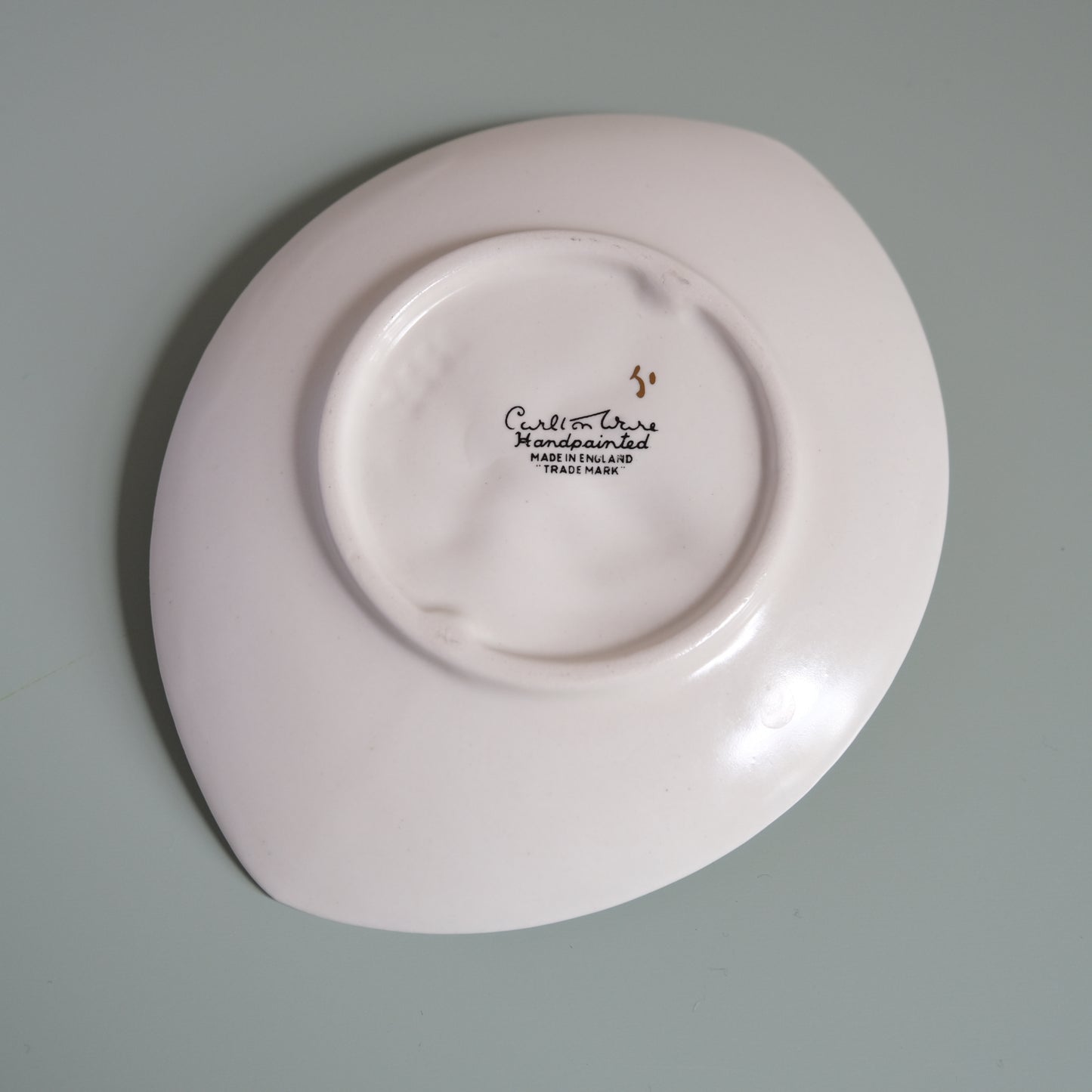 Vintage Carlton Ware Magnolia Trinket Dish - White