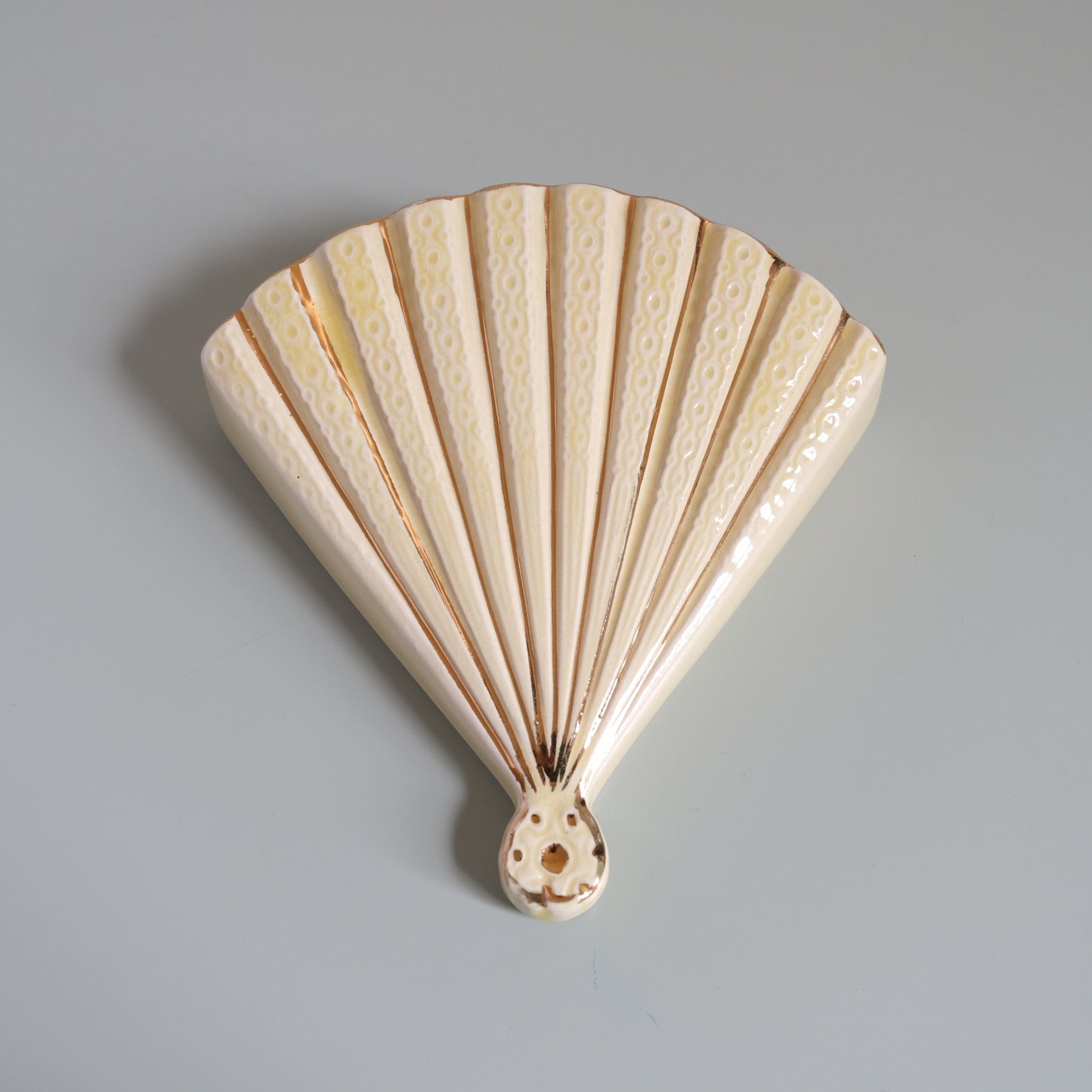 Vintage Fan Shaped Wall Pocket Vase